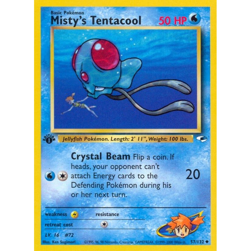 Misty's Tentacool (57) (057/132) (G1)