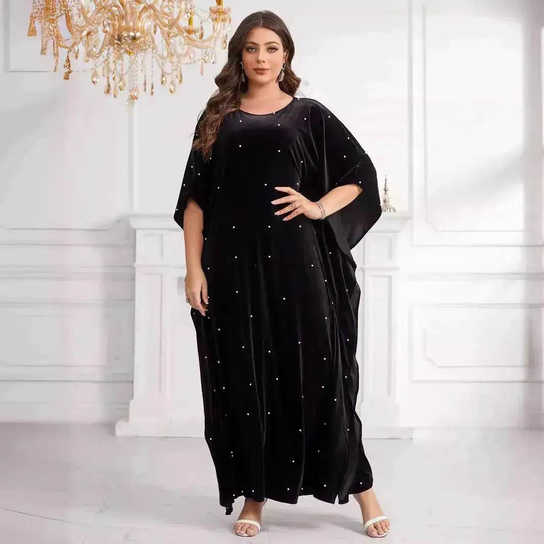 Black Abaya Hijab Jilbab Abaya for ArabMiddle East Arab Dubai Islamic Wear for Women Eid Jalabiya for Women Abaya Khimar set