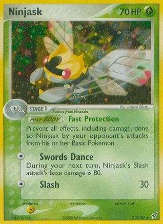 Ninjask/107 - Deoxys Holofoil