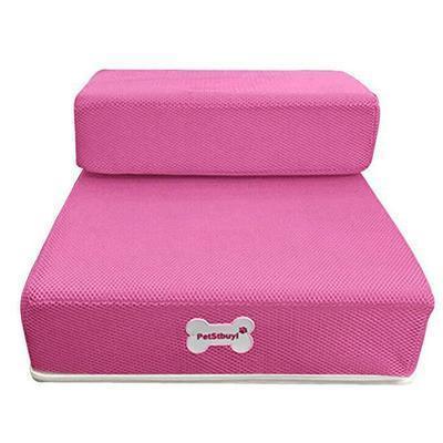 Foldable Pet Stairs – 2-Step Foam Dog & Cat Steps (Small & Large, Multiple Colours)