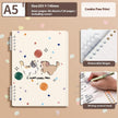 A5 Cute Loose-Leaf Notebook – Detachable Coil, Kawaii Cover Designs