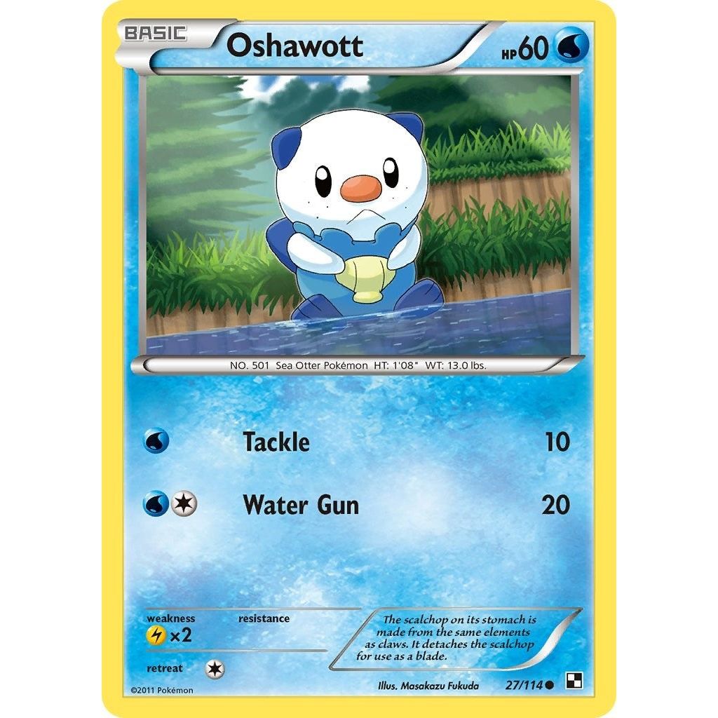 Oshawott (27) (27/114) (BLW)
