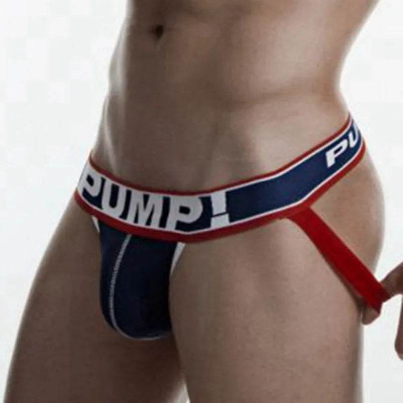 PUMPI Mesh Thong Panties underwear Porn Pant men Low Waist