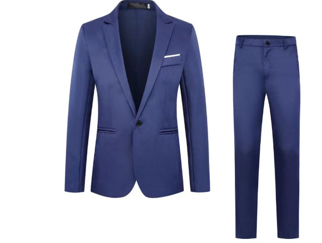 Men's Loose Fit Wedding Tuxedo Suit Jacket – 8 Colors, M–5XL | Canada & USA