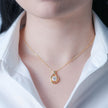 2 Carat Moissanite 925 Sterling Silver Pendant Necklace