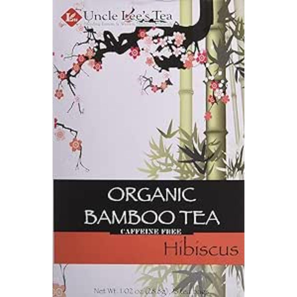 Uncle Lee's Tea - Organic Bamboo Tea Hibiscus (18bg)