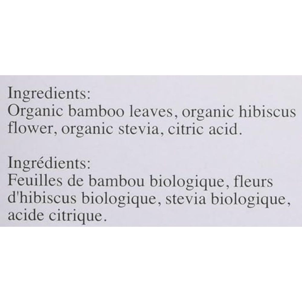 Uncle Lee's Tea - Organic Bamboo Tea Hibiscus (18bg)