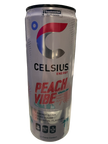 Celsius Peach Vibe Zero Sugar Energy Drink 355ML - Canadian Edition