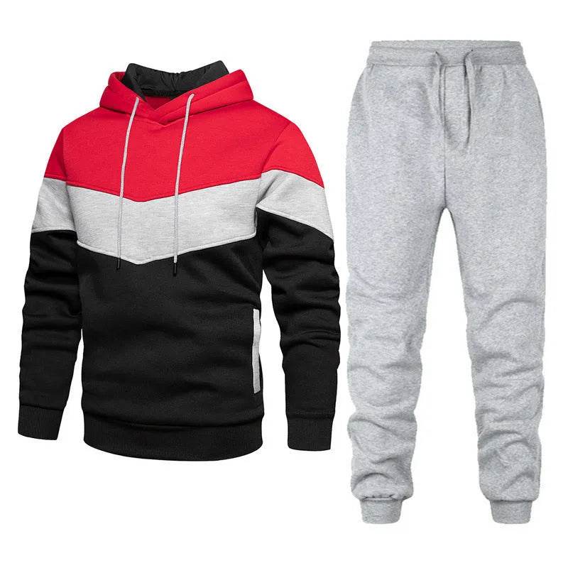 Winter Sweatsuit – Hooded Cotton Blend Sports Set for Men & Women