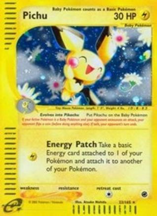 Pichu (22)/165 - Expedition Holofoil