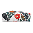 Red Tulip Floral Weekender Bag | Botanical Leaves & Heart Accents | Large Tote Bag for Moms & Travel