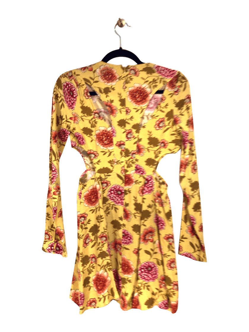 FOREVER 21 Wrap Dress Regular fit in Yellow - S