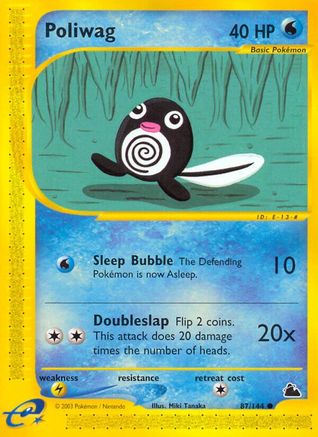 Poliwag/144 - Skyridge Reverse Holofoil