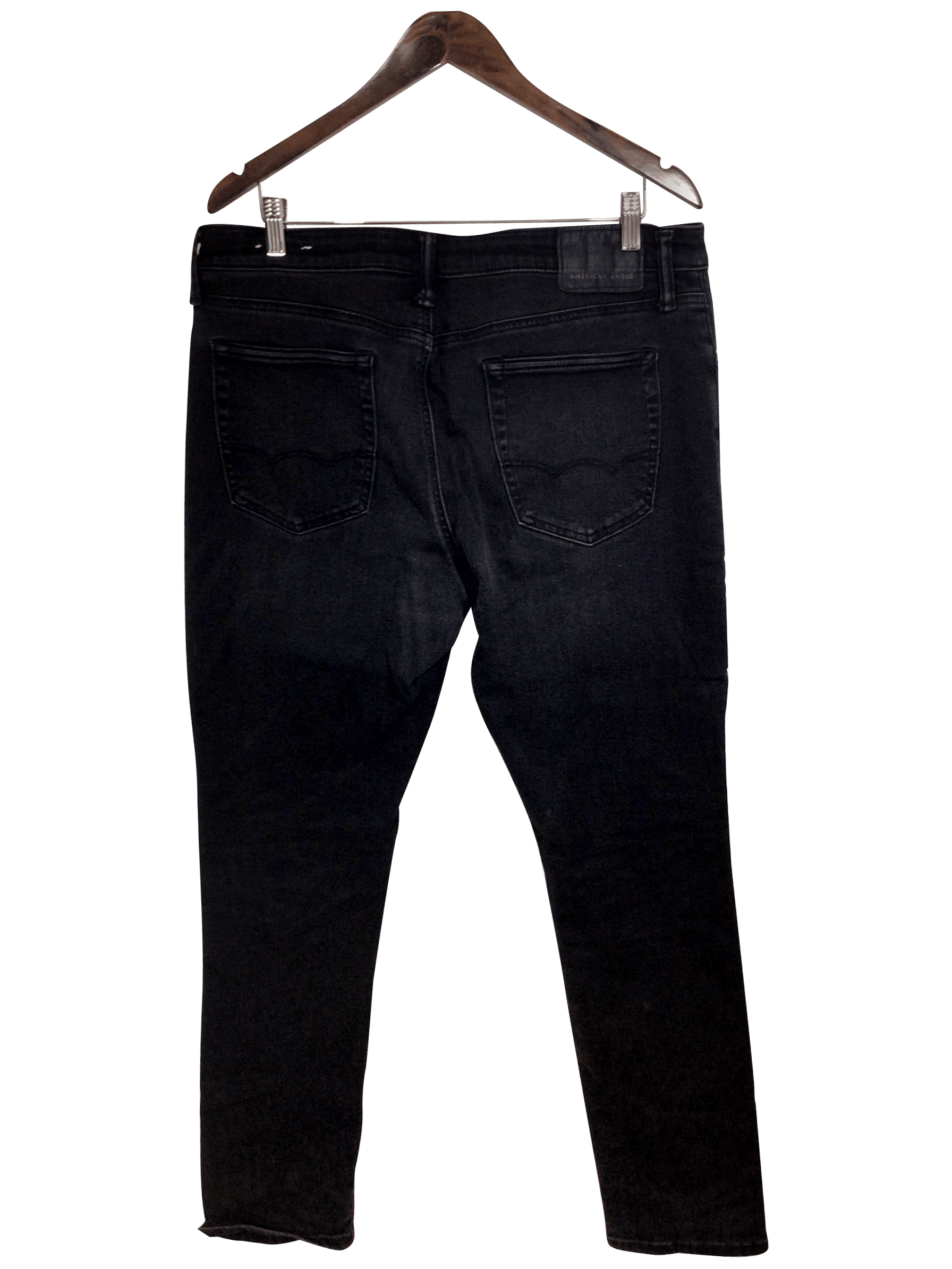AMERICAN EAGLE Straight-legged Jeans Regular fit in Black - 36x32