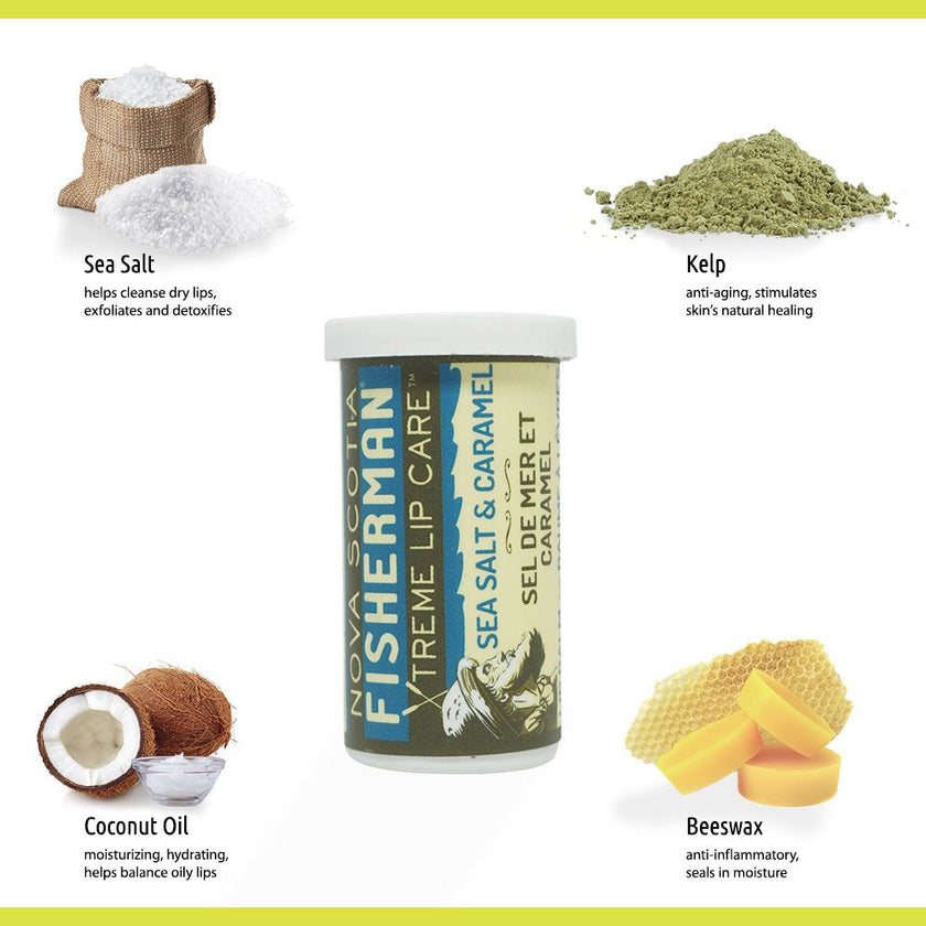 Nova Scotia Fisherman - Sea Salt N Caramel Lip Balm (10g)