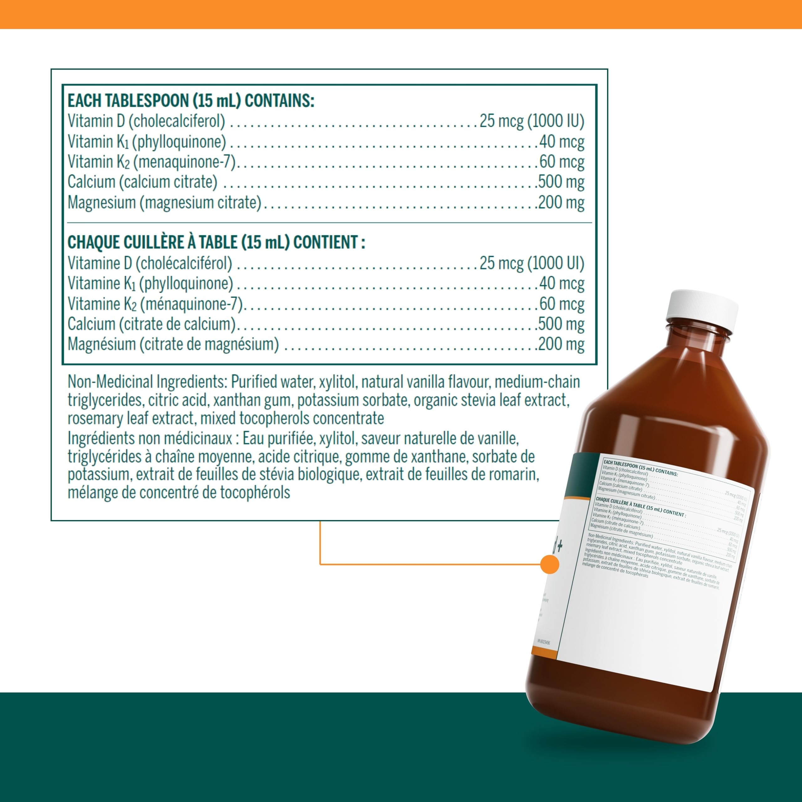 Genestra Brands - Cal Mag Vanilla Liquid + (450ml)