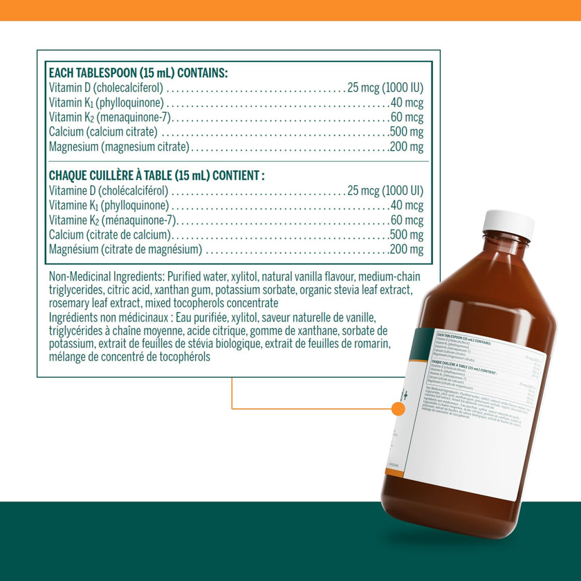 Genestra Brands - Cal Mag Vanilla Liquid + (450ml)