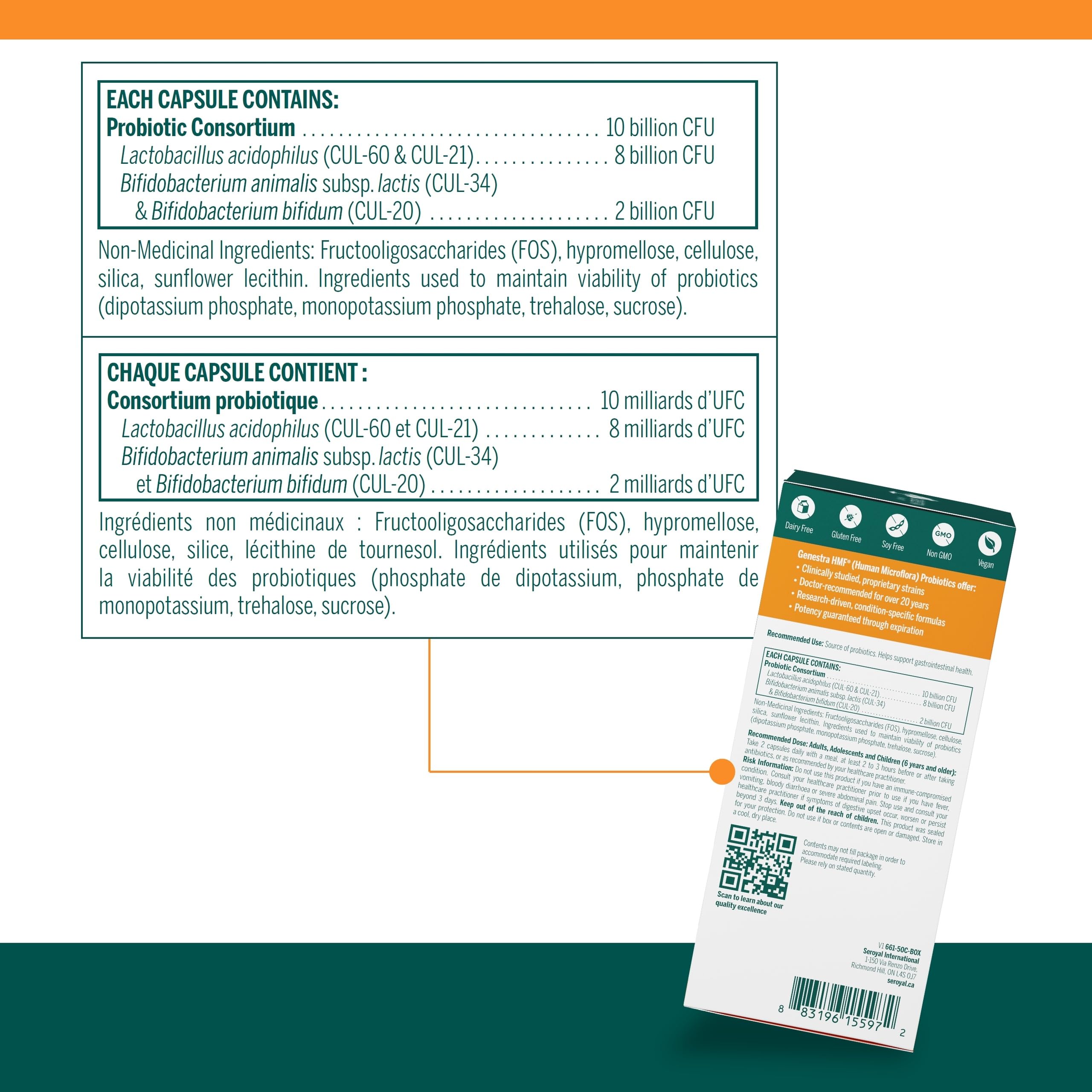 Genestra Brands - HMF Forte Shelf-Stable (50caps)