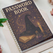 Witchy Password Book – A5 Spiral Notebook with Mystical Cover (Multicolour)