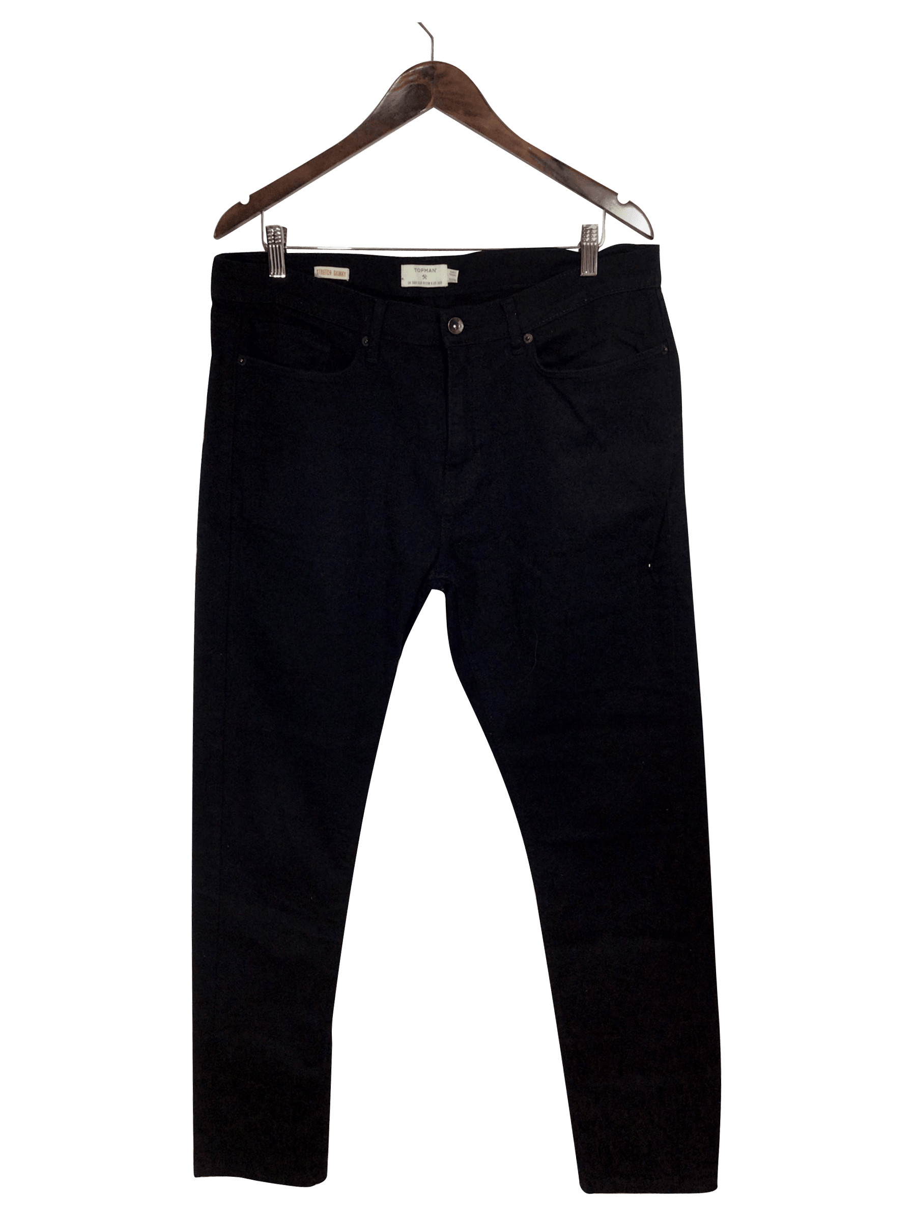 TOPMAN Straight-legged Jeans Regular fit in Black - 36