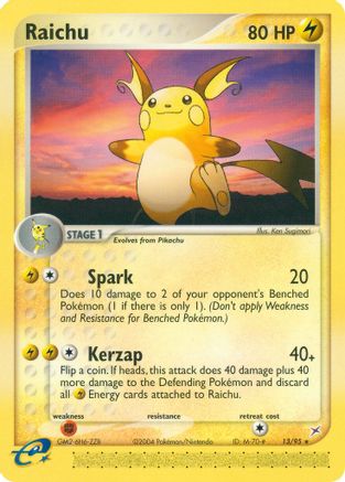 Raichu/95 - Team Magma vs Team Aqua