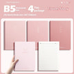 Gradient Colour Notebook – Aesthetic Pastel Student Notepad with Style Options