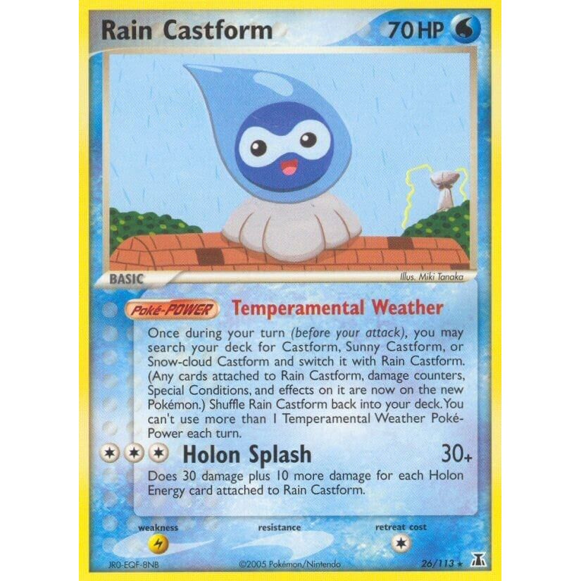 Rain Castform (26/113) (DS)