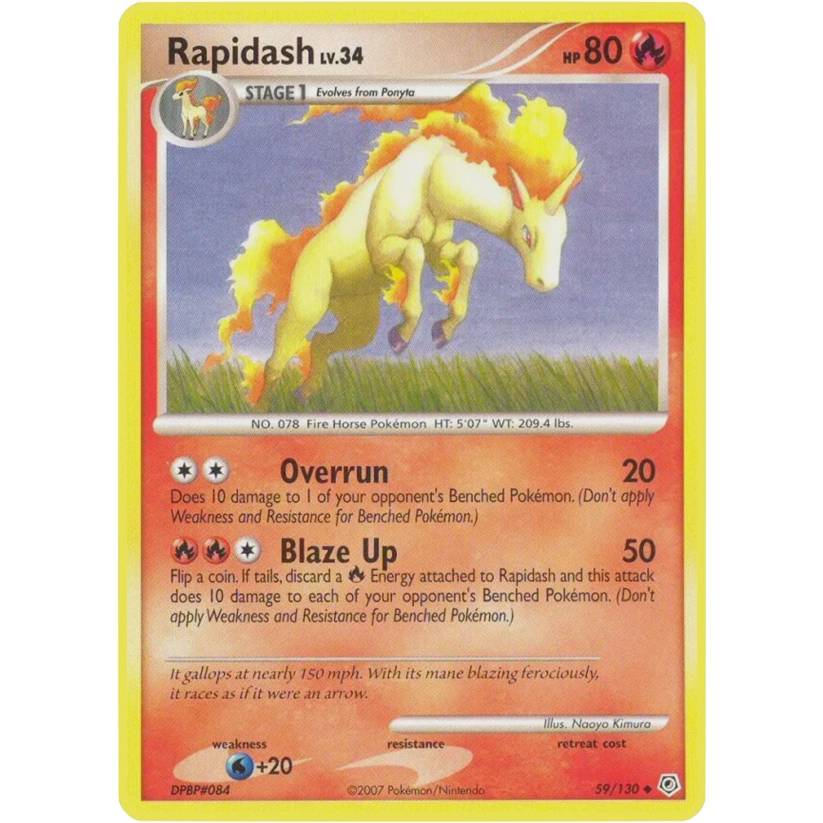 Rapidash (59/130) (DP)