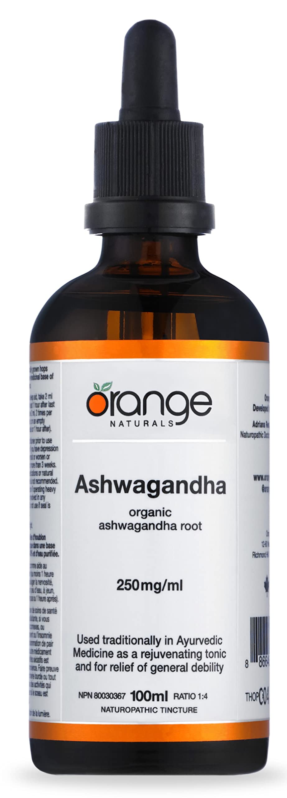 Orange Naturals - Ashwagandha Tincture (100ml)