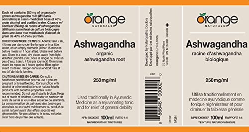 Orange Naturals - Ashwagandha Tincture (100ml)