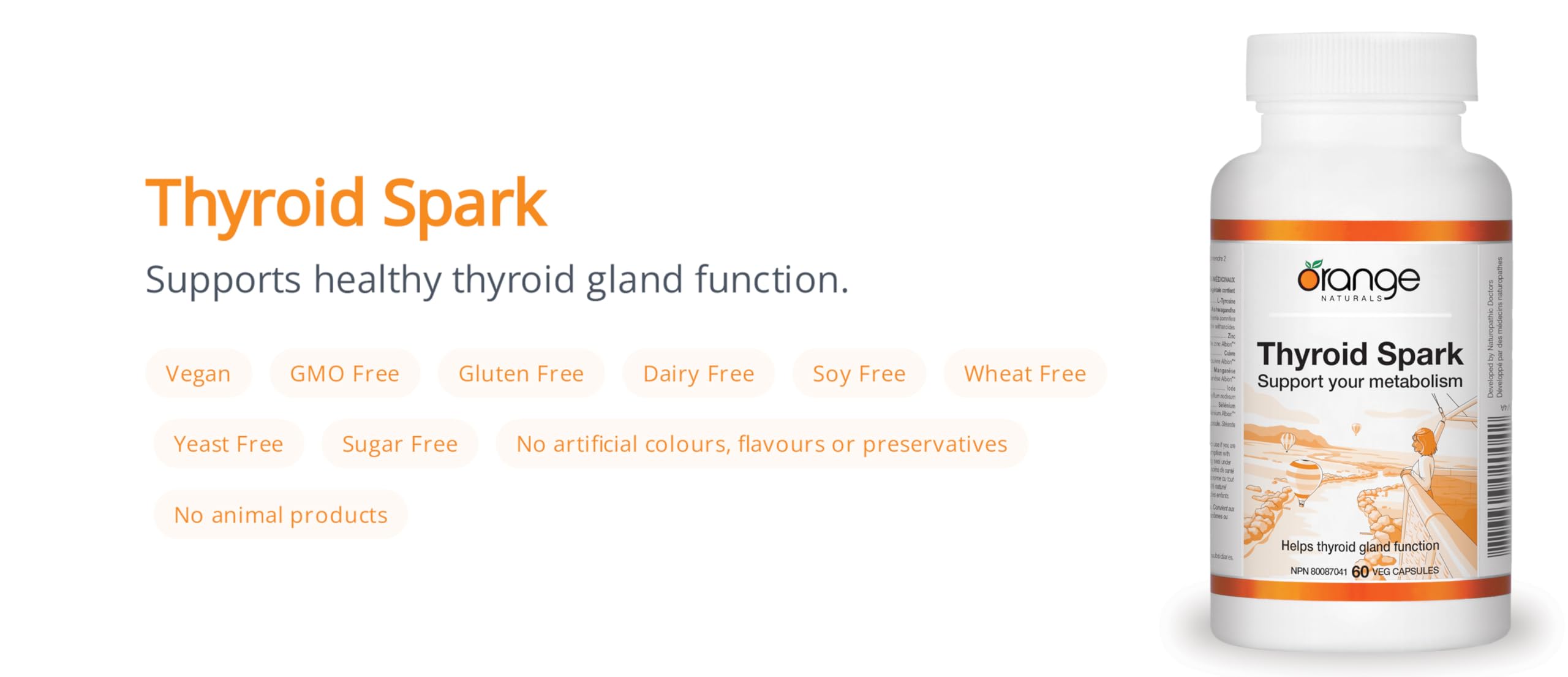 Orange Naturals - Thyroid Spark (60vcap)