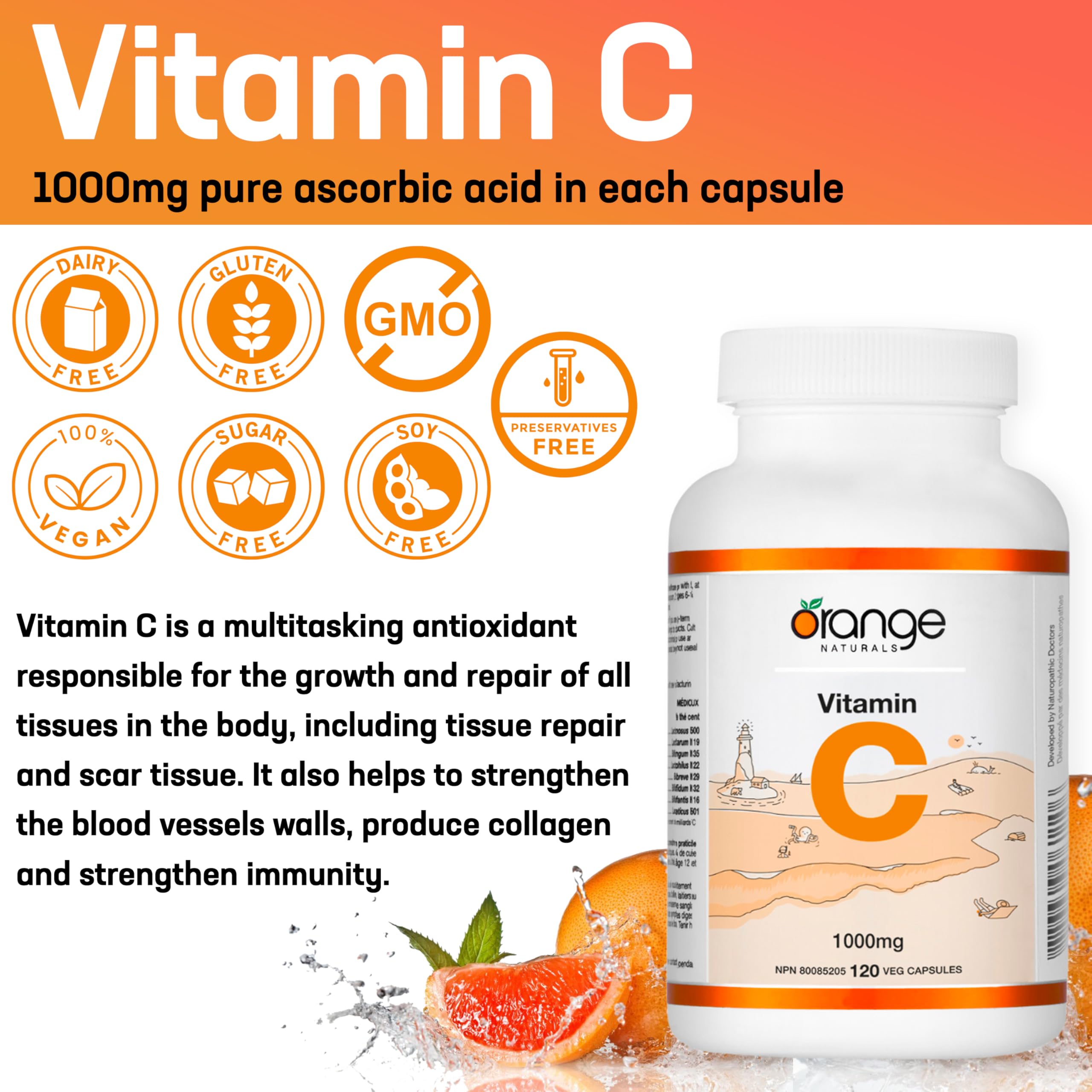 Orange Naturals - Vitamin C (120vcap)