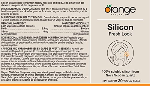Orange Naturals - Silicon + Biotin Fresh Look (30vcap)