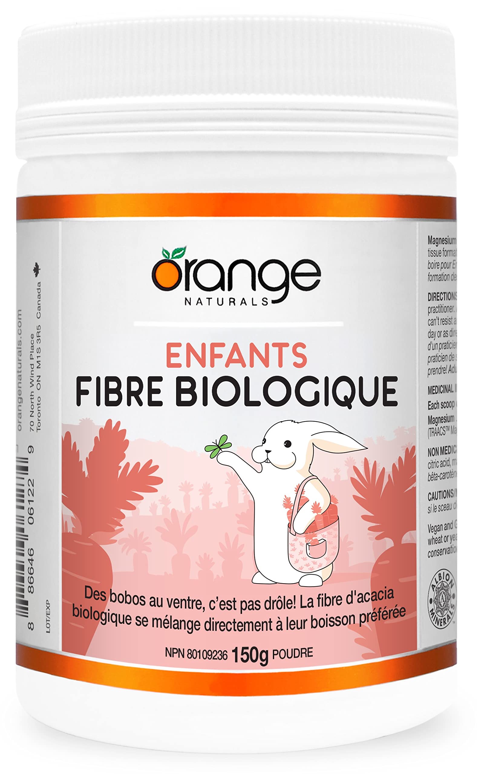 Orange Naturals - Kids Organic Fibre (150g)