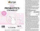 Orange Naturals - Kids Probiotics Chewables - Berry (30vcap)