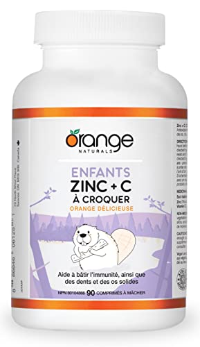 Orange Naturals - Kids Zinc + C Chewables (90vcap)