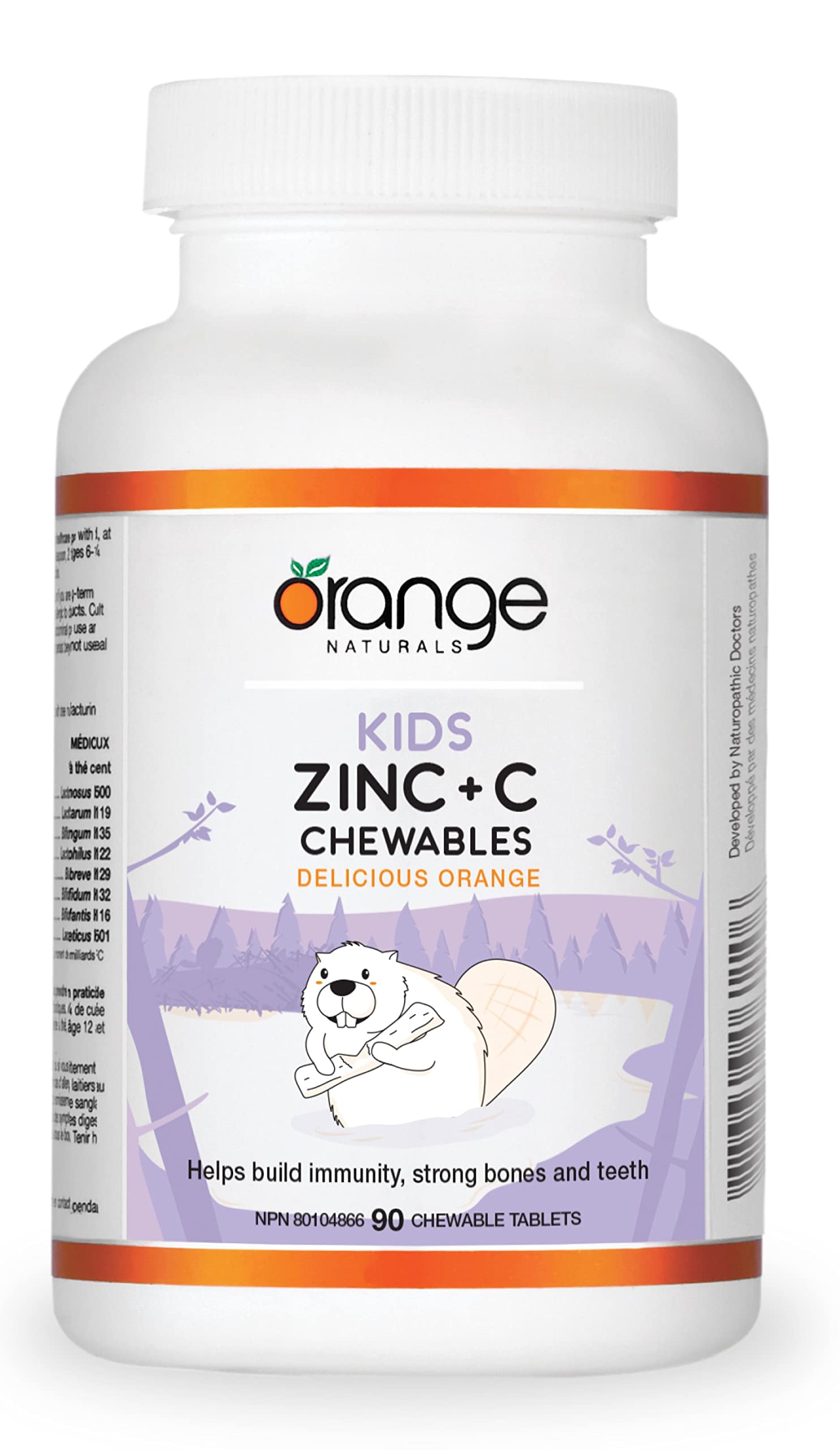 Orange Naturals - Kids Zinc + C Chewables (90vcap)