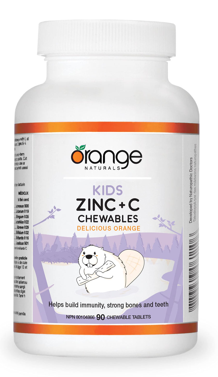 Orange Naturals - Kids Zinc + C Chewables (90vcap)