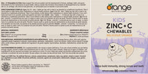 Orange Naturals - Kids Zinc + C Chewables (90vcap)