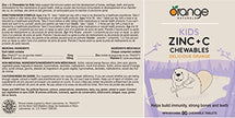 Orange Naturals - Kids Zinc + C Chewables (90vcap)