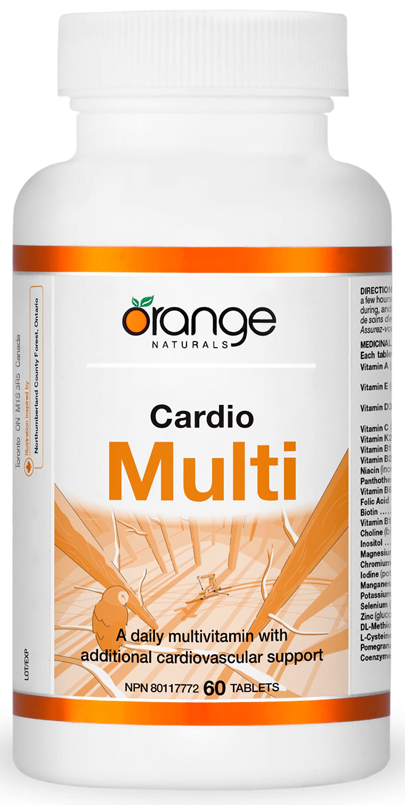 Orange Naturals - Cardio Multi (60tab)