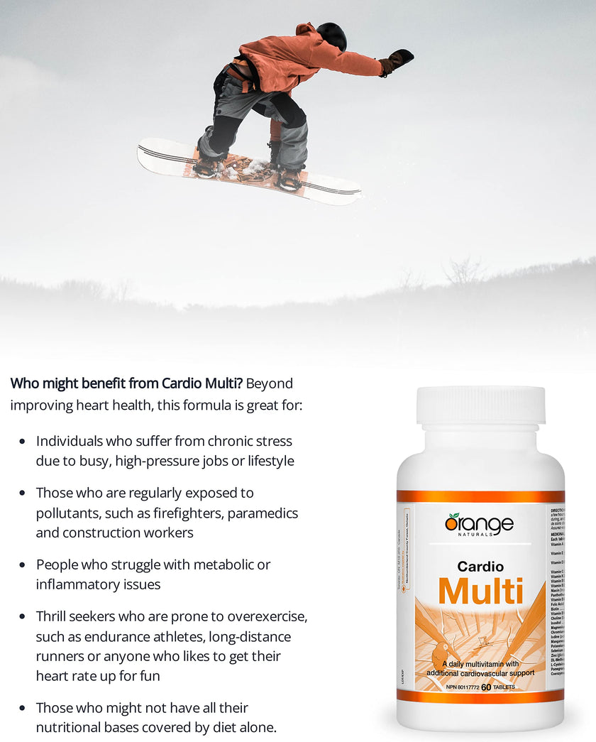 Orange Naturals - Cardio Multi (60tab)