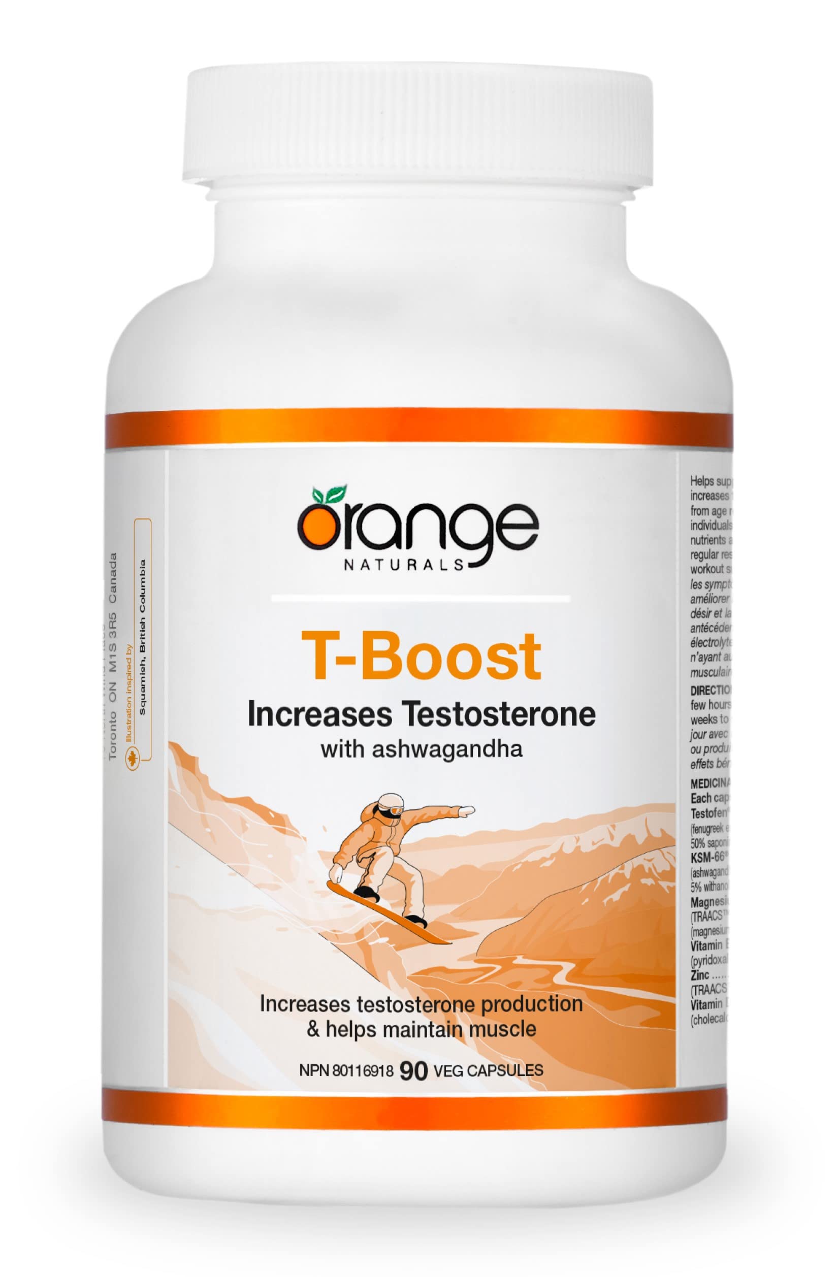 Orange Naturals - T-Boost (90vcap)