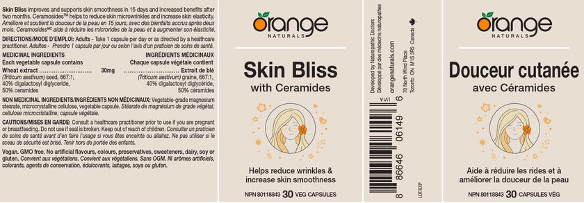 Orange Naturals - Skin Bliss (30vcap)