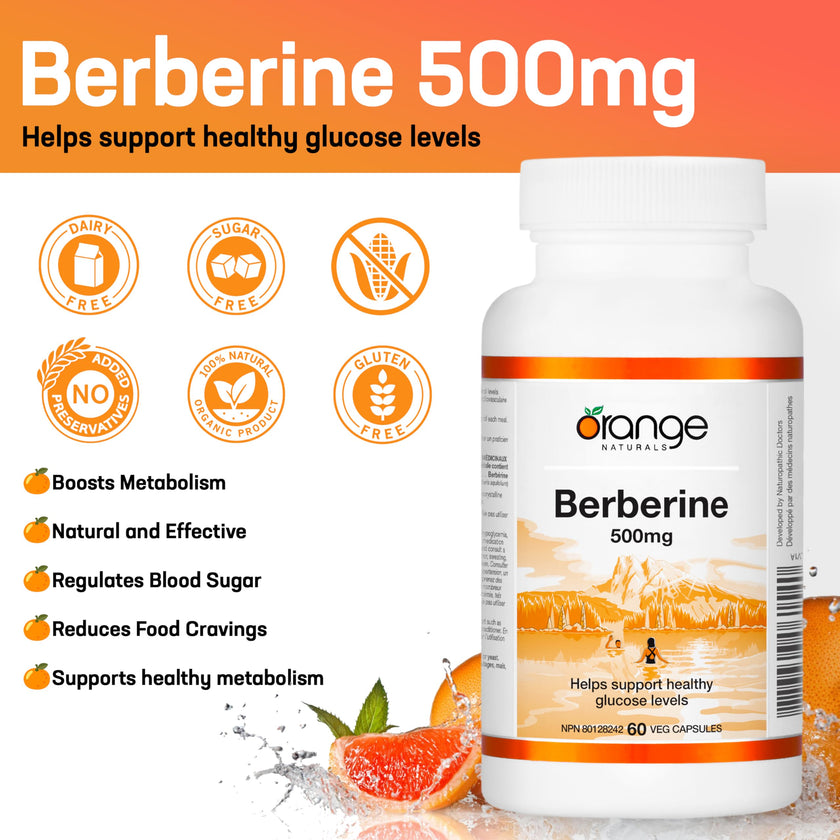 Orange Naturals - Berberine (60vcap)