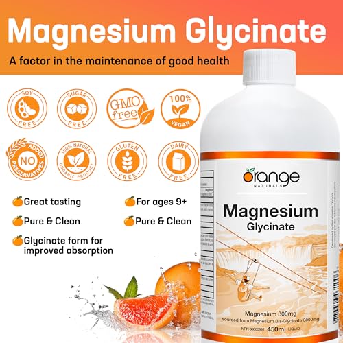 Orange Naturals - Magnesium Glycinate Liquid (450ml)