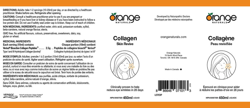 Orange Naturals - Collagen Skin Revive Liquid (450ml)