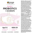Orange Naturals - Baby Probiotics + D3 Drops (10ml)