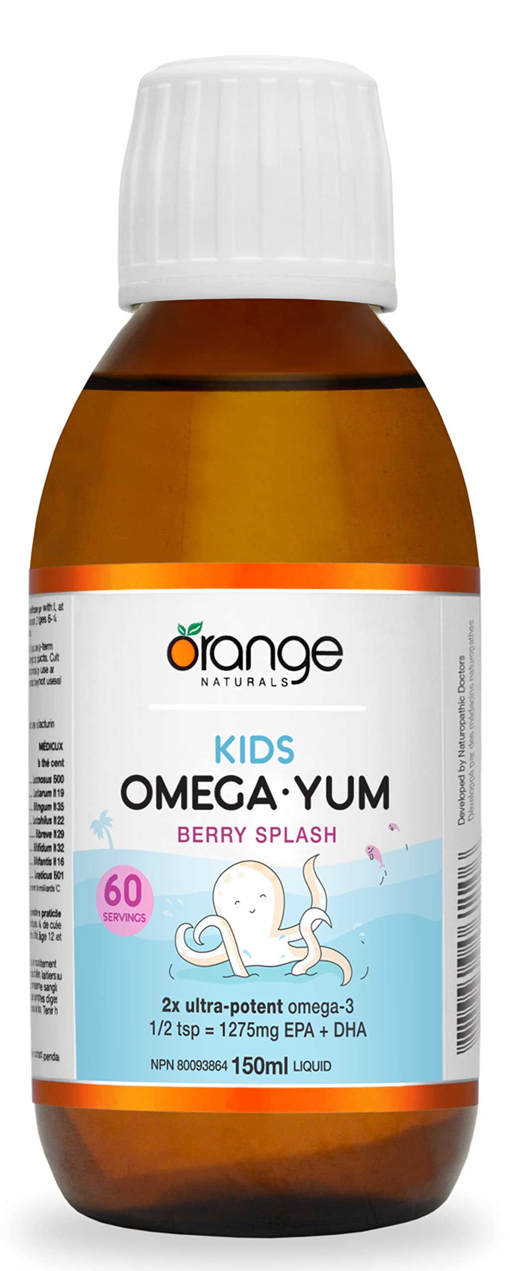 Orange Naturals - Kids Omega Yum - Berry Splash (150ml)