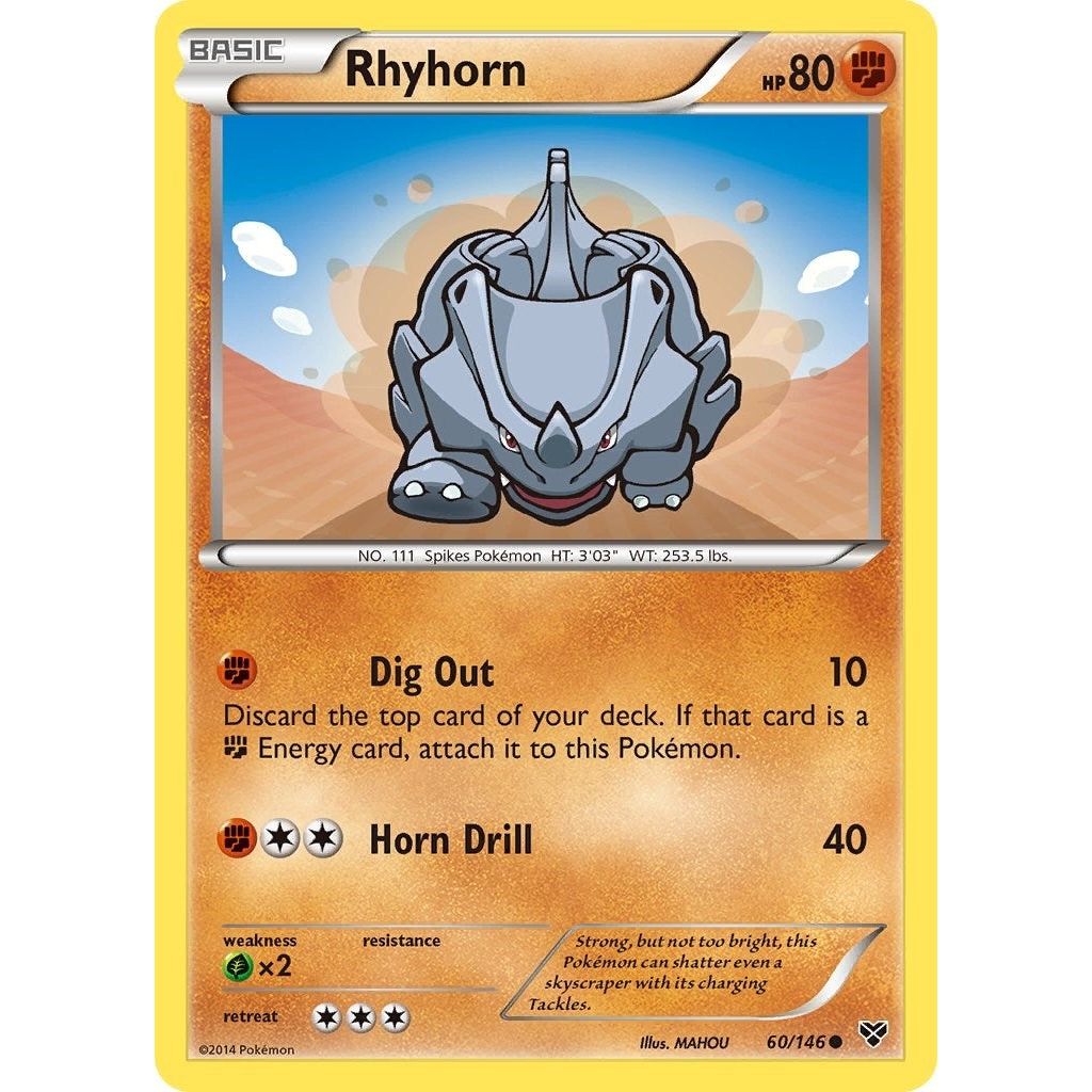 Rhyhorn (60/146) (XY)